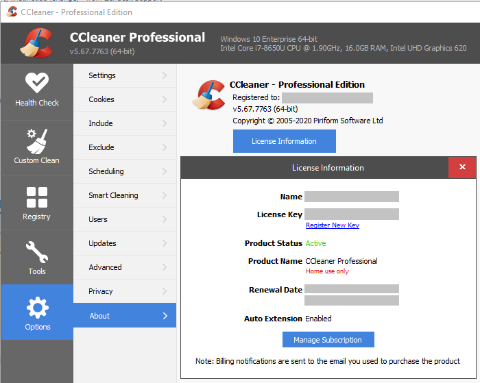 Как Зарегистрировать И Активировать CCleaner Professional